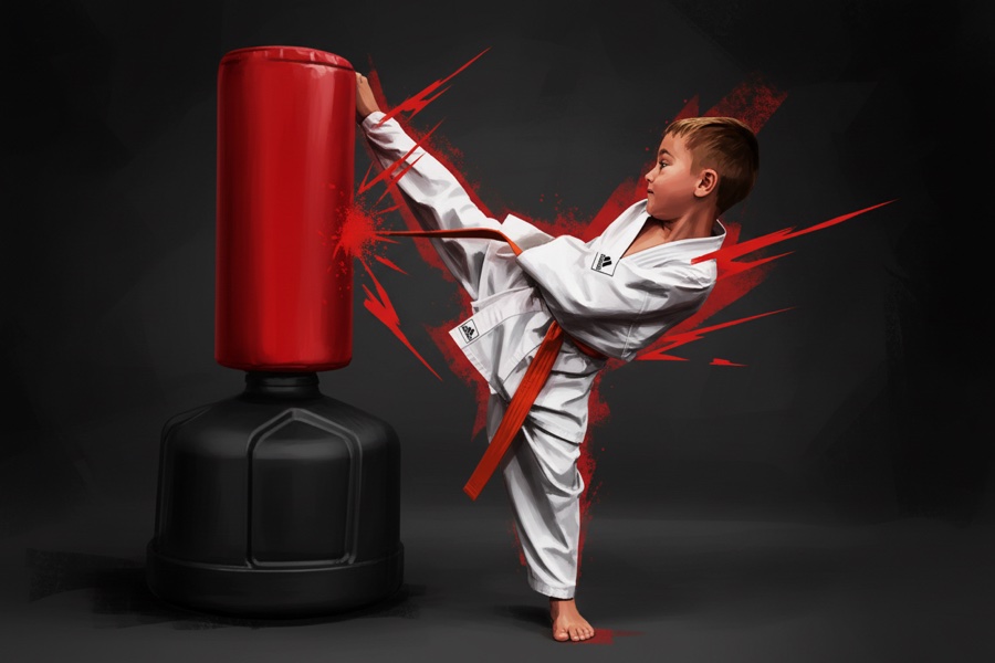Young student training