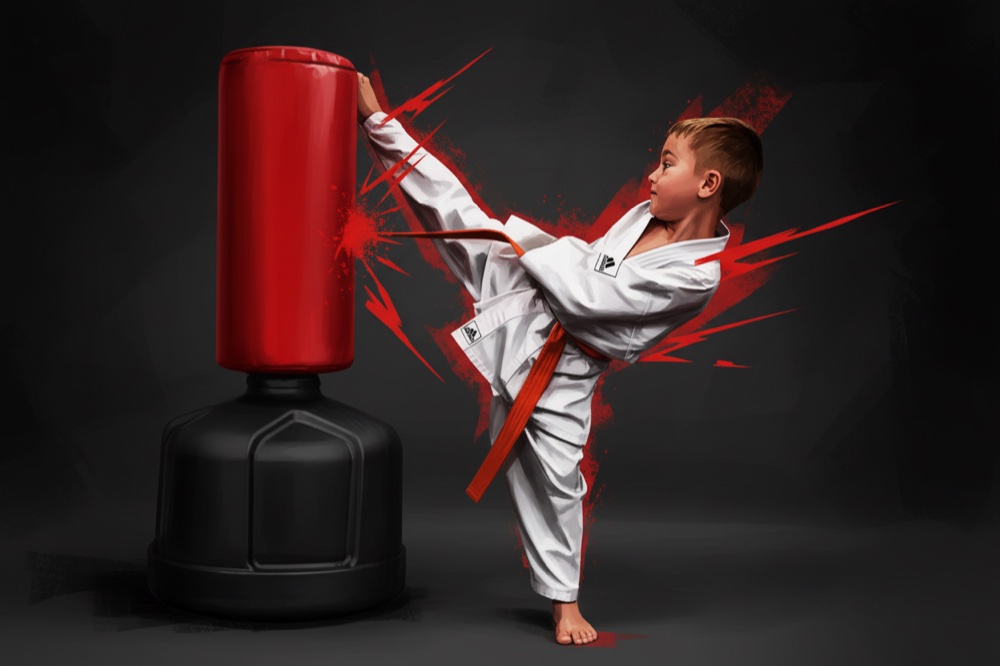 Young student training